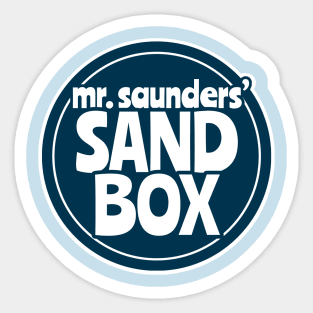 Mr Saunders Sandbox Sticker